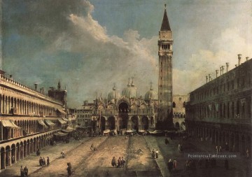 Piazza San Marco Canaletto Venise Peinture à l'huile